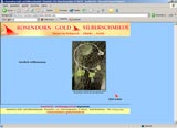 Homepage www.rosendorn-goldschmiede.de